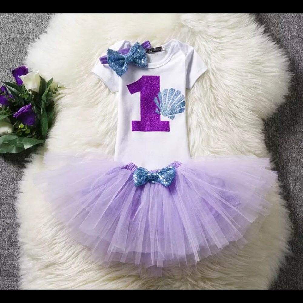 1 year girl birthday outfit brand new